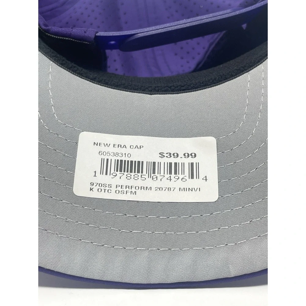 New Era Minnesota Vikings Snapback Hat 9Seventy Breathable Adjustable‎ Cap New